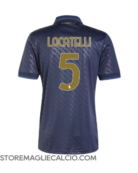 Juventus Manuel Locatelli #5 Maglia Gara Terza Repliche 2024-25